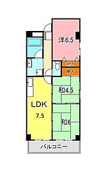ベルトピア西明石7 3LDKの間取図画像