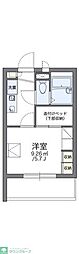 レオパレスＳｅｎｓｕｉ 2階1Kの間取り