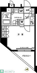ルーブル大島弐番館 4階1Kの間取り