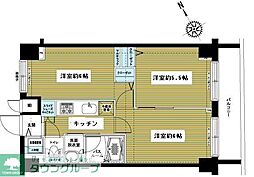トーシンフェニックス日本橋兜町弐番館 7階3Kの間取り