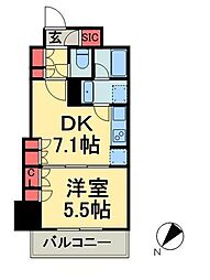 間取図画像 1DK
