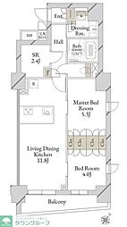 LiveCasa文京千石premier 2SLDKの間取図画像