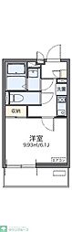 レオネクストコタ 1Kの間取図画像