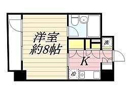 HF八丁堀レジデンス2 1Kの間取図画像