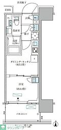 江東区大島4丁目マンション 1DKの間取図画像