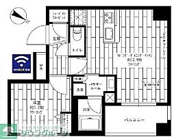 STAGEFIRST東日本橋 1Kの間取図画像