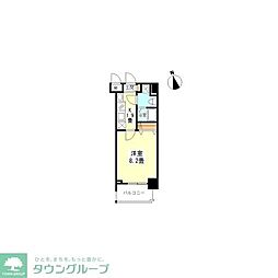 ガーラプレイス新宿御苑 1Kの間取図画像