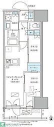 パークアクシス品川天王洲アイル 2LDKの間取図画像