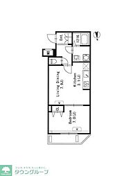 GRANPASEO文京小日向 1LDKの間取図画像