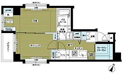 トーシンフェニックス神田岩本町壱番館 2Kの間取図画像