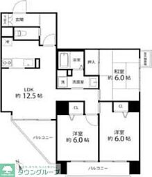 T'sgarden東陽町 3LDKの間取図画像