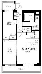 MAKESDESIGN西馬込 2LDKの間取図画像