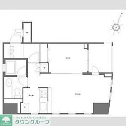 MG目黒駅前 1LDKの間取図画像