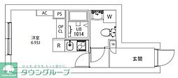 AXIA M-City武蔵小山 ワンルームの間取図画像