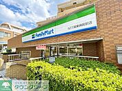 ファミリーマートNTT関東病院前店 徒歩7分。 500m