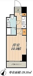 アーバイル日本橋小伝馬町 1Kの間取図画像