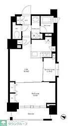 Urbanex神保町 1LDKの間取図画像