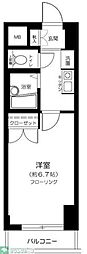 メインステージ西麻布 1Kの間取図画像