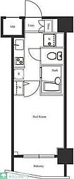 スクエア渋谷 1Kの間取図画像