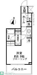 パークリュクス清澄白河 ワンルームの間取図画像