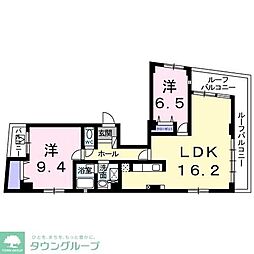 39Bld.B 2LDKの間取図画像