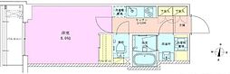RBM半蔵門レジデンス 1Kの間取図画像