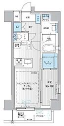 シティインデックス千代田秋葉原 1LDKの間取図画像