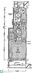 エフローレ日本橋浜町 1Kの間取図画像