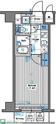 グランド・ガーラ三田 1Kの間取図画像