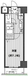 ガラ・ステージ麻布十番 1Kの間取図画像