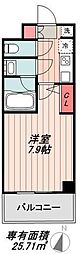 ラークガーデン木場 1Kの間取図画像