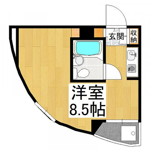 ベルデさんさん ｜大阪府富田林市甲田3丁目(賃貸マンション1R・4階・19.50㎡)の写真 その6