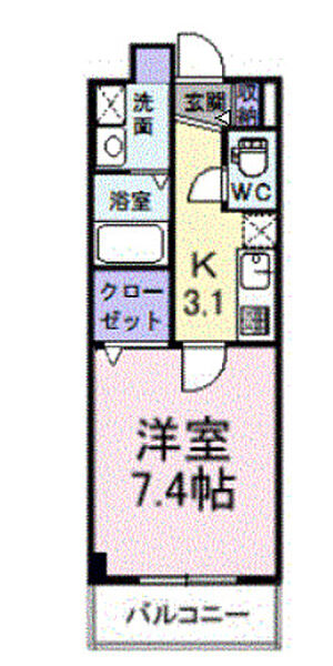 プリムローズヒル（深井沢町） ｜大阪府堺市中区深井沢町(賃貸アパート1K・3階・26.96㎡)の写真 その6