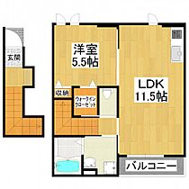 メゾンドリュンヌ  ｜ 大阪府大阪狭山市池尻北2丁目（賃貸アパート1LDK・2階・41.96㎡） その2