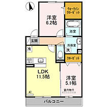 ルシエルメイキラA棟  ｜ 大阪府堺市中区土師町1丁（賃貸アパート2LDK・2階・55.00㎡） その2