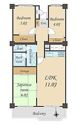 間取図画像 3LDK