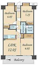 間取図画像 3LDK