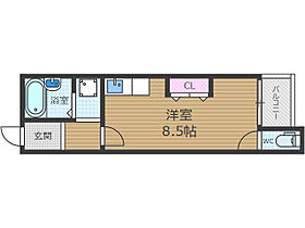 大門ハイツ  ｜ 大阪府茨木市学園南町（賃貸アパート1R・2階・27.24㎡） その2