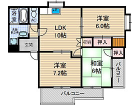 プロスペリティ  ｜ 大阪府茨木市沢良宜浜２丁目（賃貸マンション3LDK・2階・62.00㎡） その2