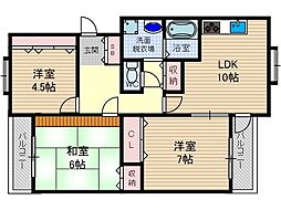 間取図画像 3LDK