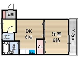 間取図画像 1DK