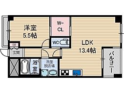 CASABONiTA 1LDKの間取図画像