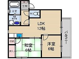ラクシュミー鳥飼D棟 1階