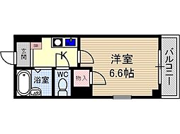 グランド・ソレイユ 1Kの間取図画像