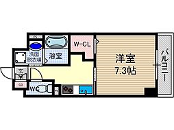 石塚アネックス 1Kの間取図画像