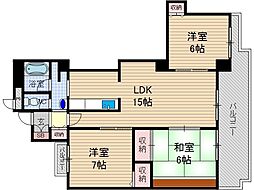 第二ハイツライラック 6階/-