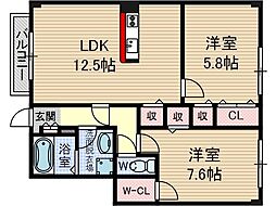 ディアコート 1階/-