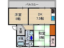 水尾ハイツ 1階