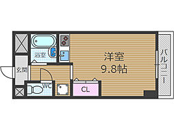 MOREMAISON ワンルームの間取図画像