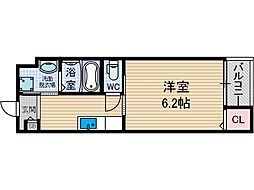 ローズミード総持寺 1Kの間取図画像